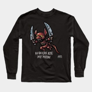 Kobolds Ate My Pizza! (Color Version) - Pizza Dungeon Long Sleeve T-Shirt